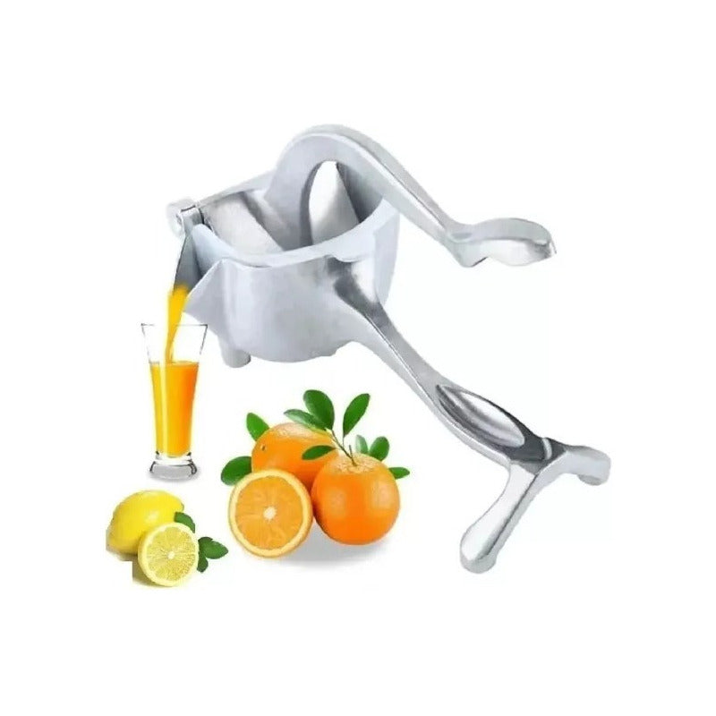 Exprimidor Saca Jugo Manual Metalico Frutas Naranja