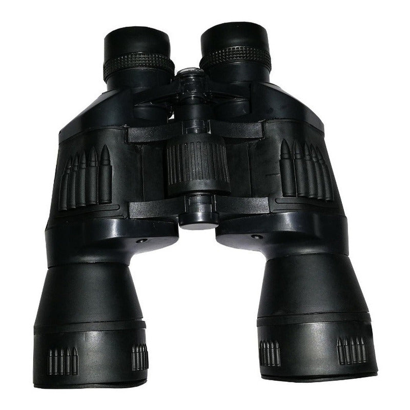 Binoculares Modelo 20x50 Con Estuche Y Brujula Color Negro