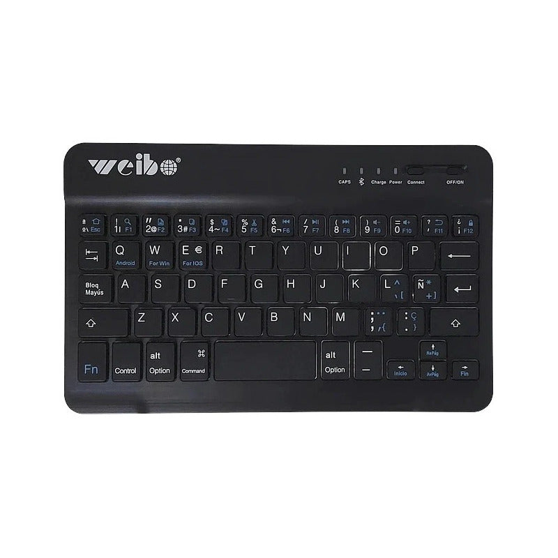 Mini Teclado Slim Inalámbrico Bluetooth Telefono Tablet Pc