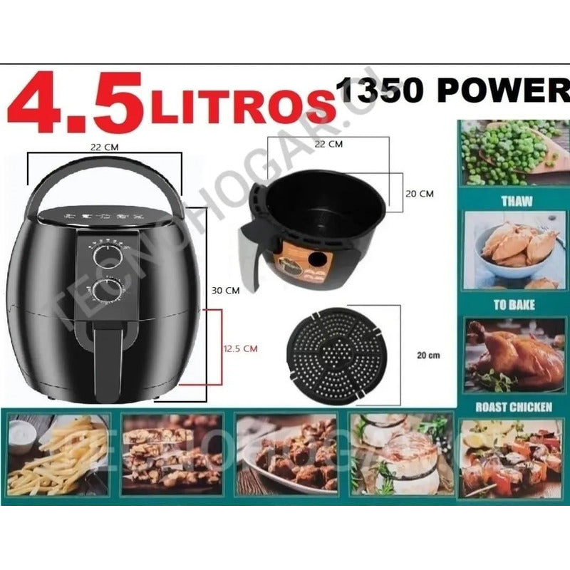 Air Fryer Freidora Compacta 44514a 1.35 Kw 7.5 L