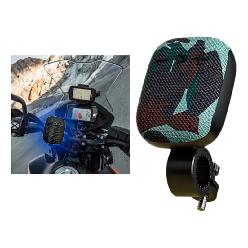 Parlante Bluetooth Impermeable Portatil Para Moto Bicicleta