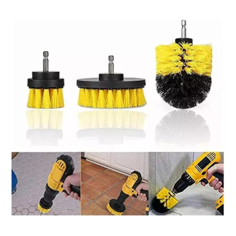 Cepillos Para Baño Kit Escobillas Para Taladro Cocina Hogar