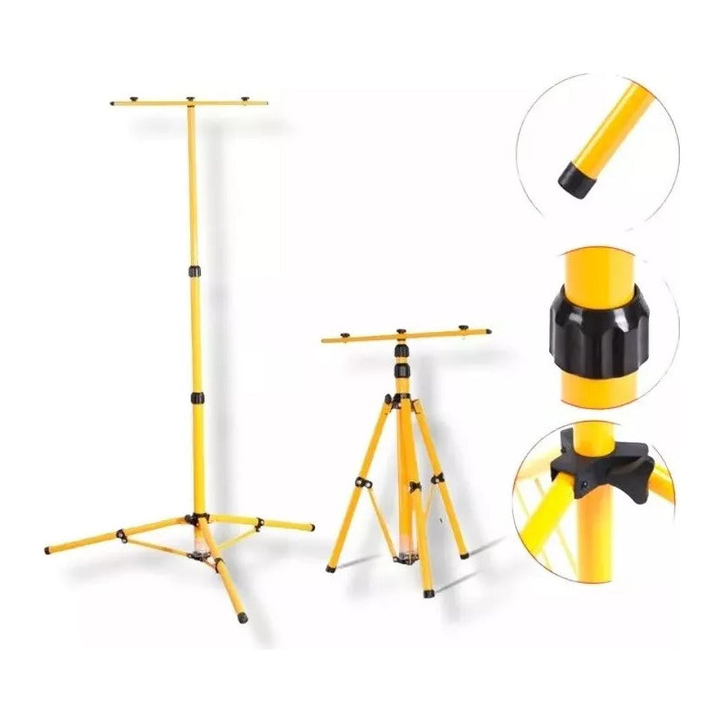 Pack Soporte Tripode Para Focos Con 2 Focos Led De Regalo