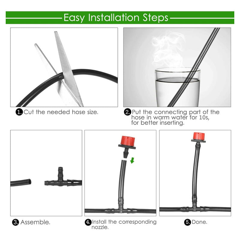 Kit De Riego Para Jardin Sistema Automático De Goteo
