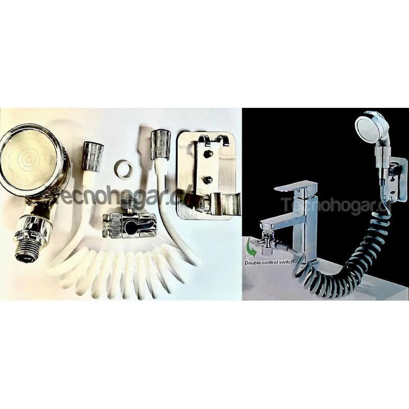 Llave Con Extencion Flexible Lavaplatos Lavamanos Fregadero