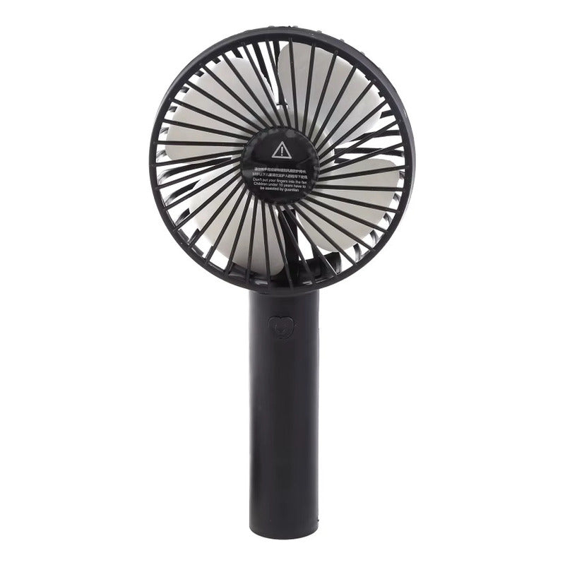Ventilador Pórtatil Recargable C/ Bateria 1000mah Blanco 8 Cm 50 Lila Plástico 5