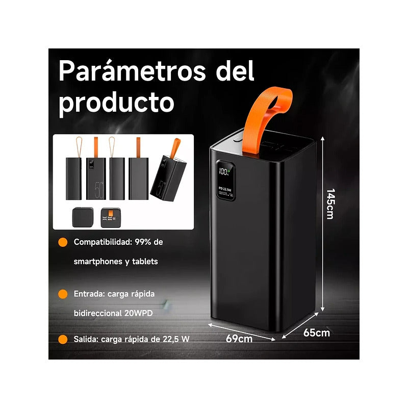 Batería Externa 4000 Mah Carga Rapida Power Bank