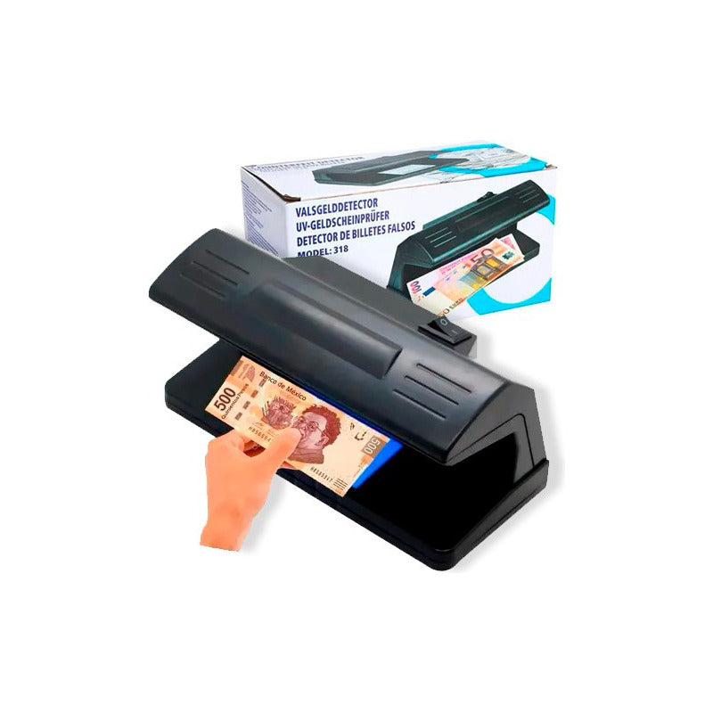 Pack 6 Detectores De Billetes Falsos Luz Ultravioleta