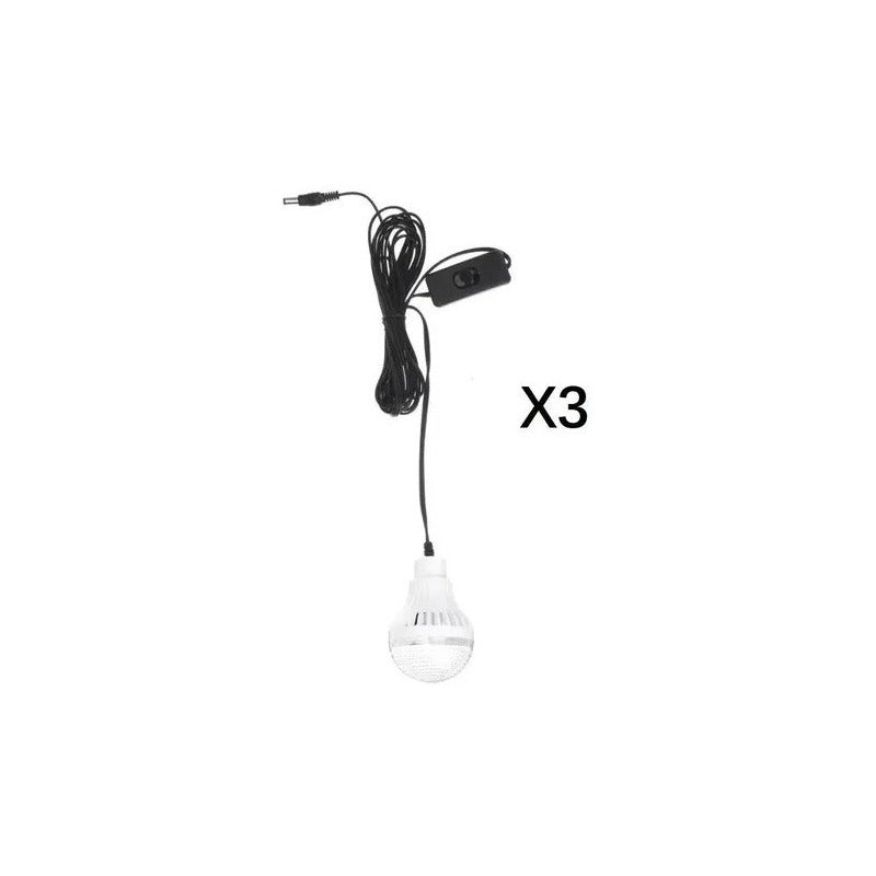 Kit Solar Emergencia Camping Usb Ampolletas 36hrs Envio Grat