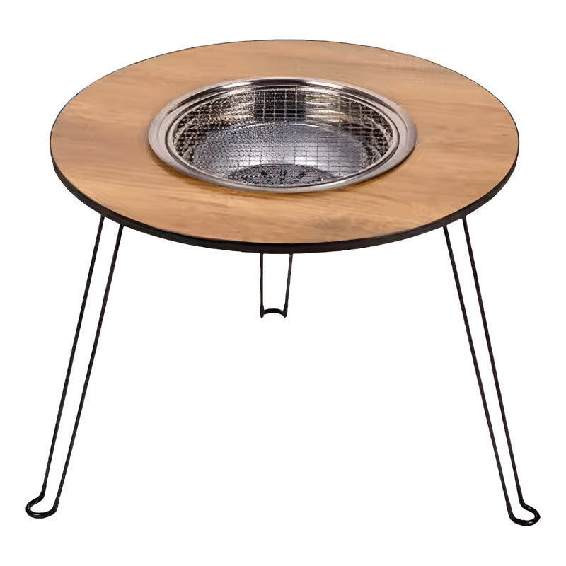 Mesa Parrillera Plegable Multifuncional Camping Asado Y Bbq