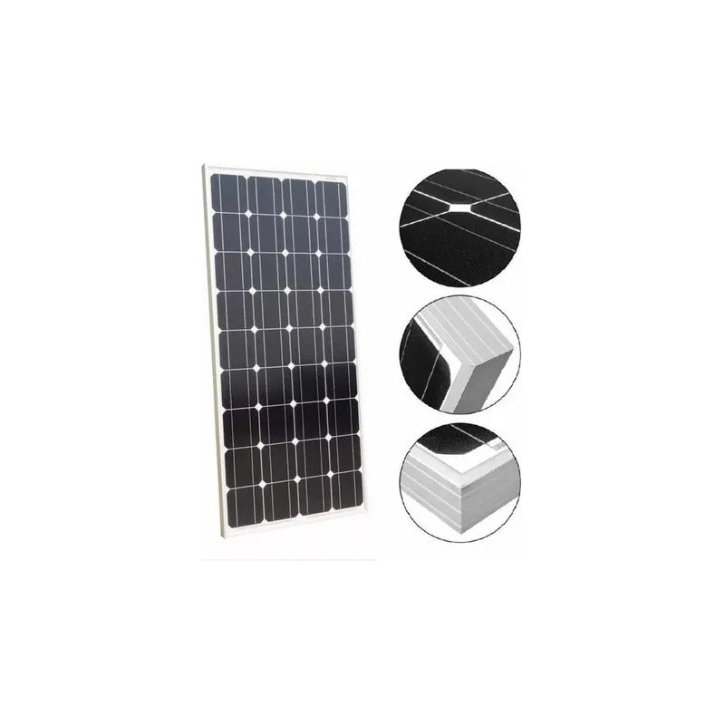Panel Solar Pack X2 Monocristalino Fotovoltaico 12v 100w