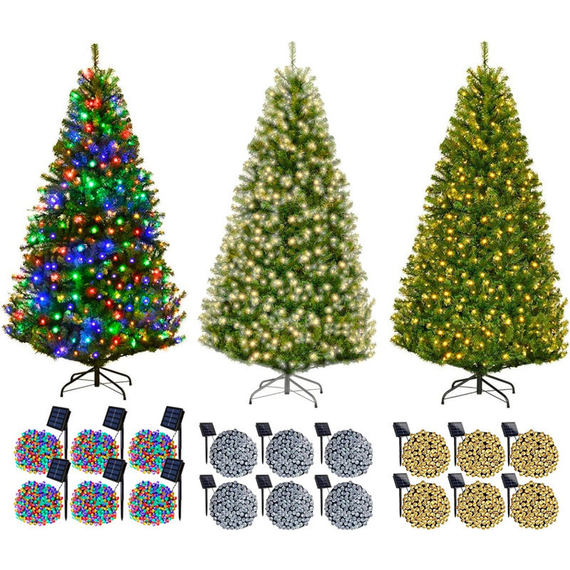 Árbol Navidad Pascua Base 6 Luces Led Fria-calida-multicolor