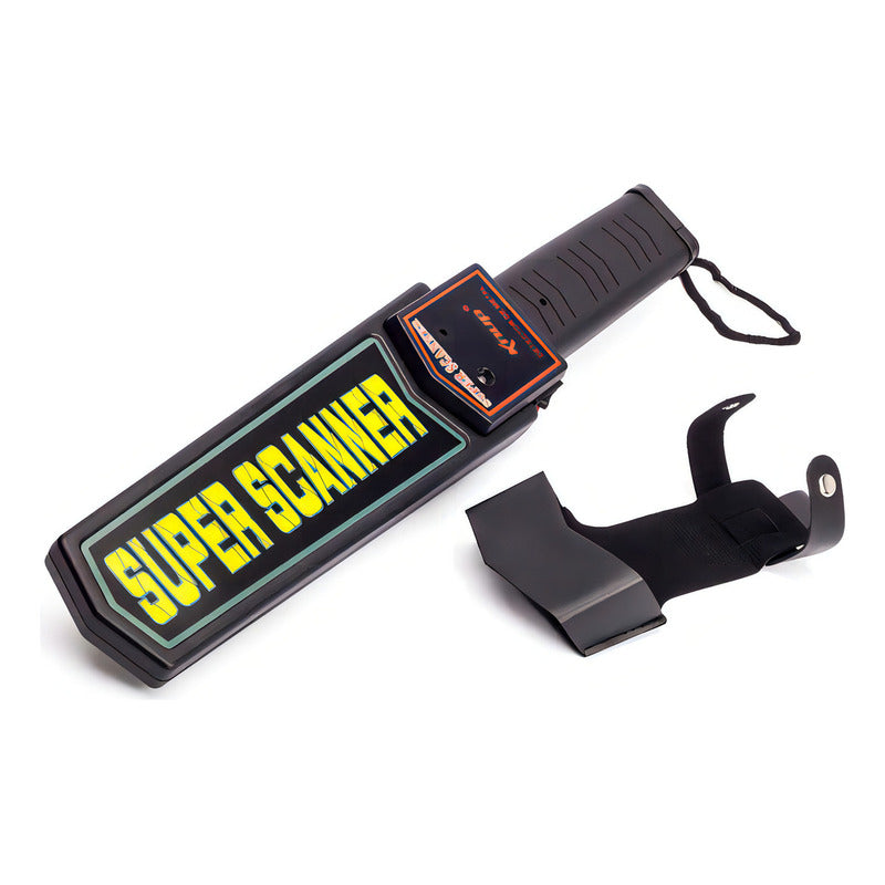 Detector De Metales Portátil Profesional Y Superescáner Negro De Noche