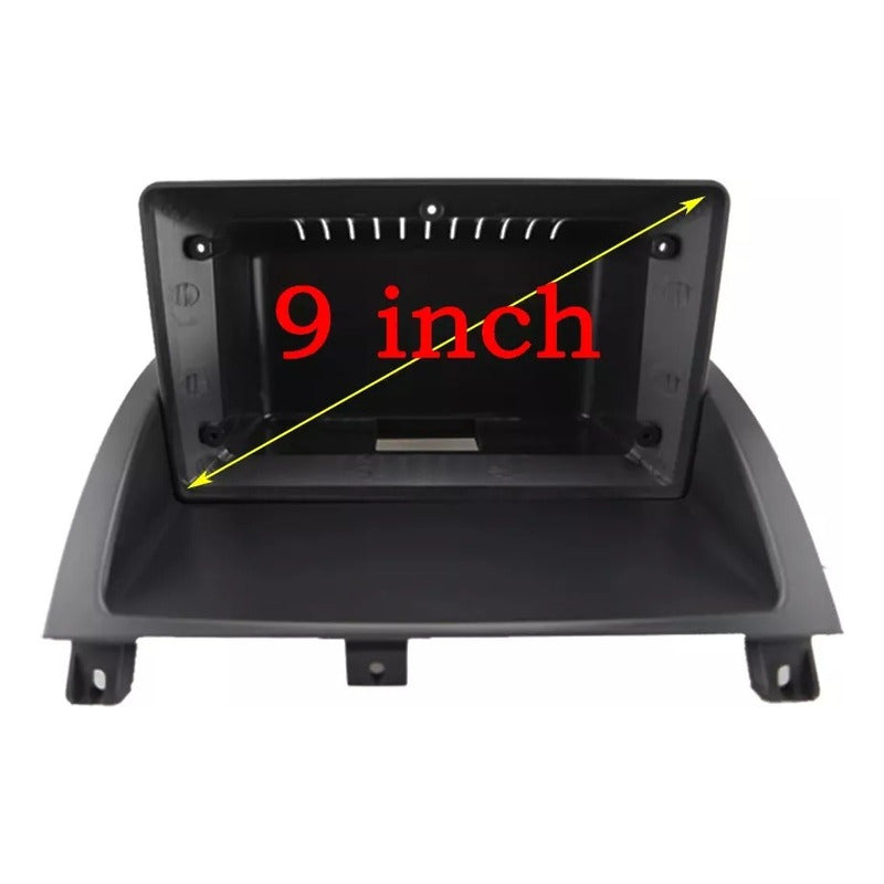 Bisel Adaptador Radio 9pul Mg3 2010-2016 Auto Karvas Negro