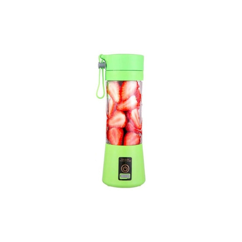 Batidora Licuadora Juguera Portatil Usb Recargable Verde