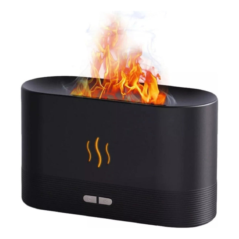 Humidificador Flama Difusor De Aroma Efecto + Esencia