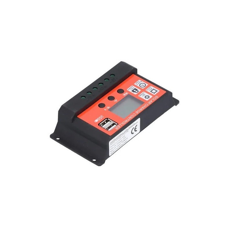 Regulador De Controlador De Carga Solar 20a 12v/24v Pwm Lcd