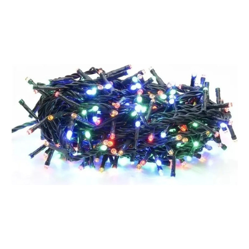 Luces Navidad Corriente Guirnalda 10 Mts 100 Led Multicolor