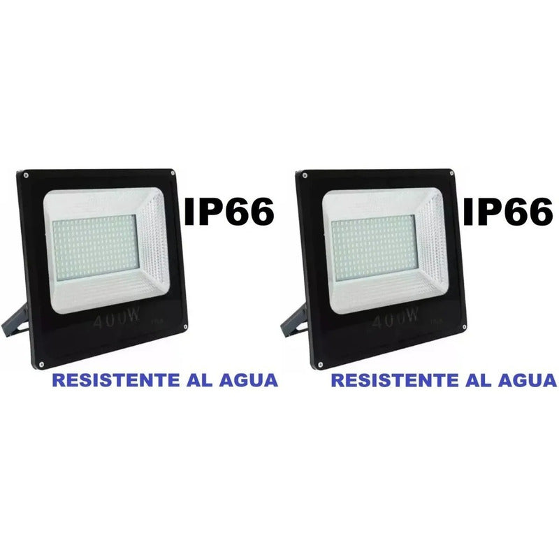 Foco Led 400w Reflector X2 Ahorrador/estadio/cultivo/indoor