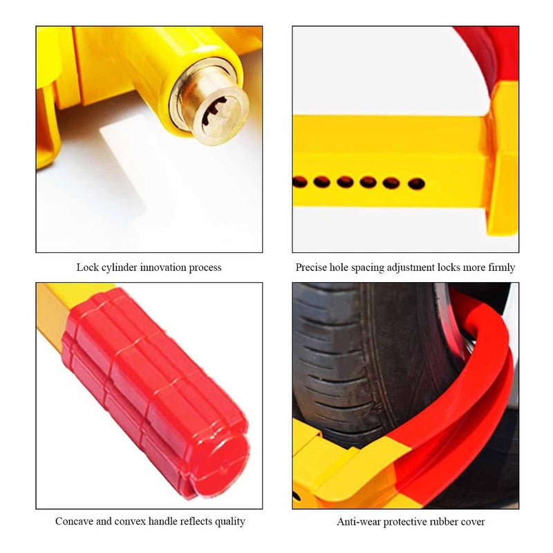 Traba Ruedas, Pitbull Para Autos, Candado Para Ruedas Seguro