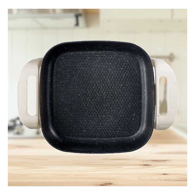 Sartén Eléctrico Olla Electrica Olla Inteligente Familiar - Blanco - 50 Hz X 60 Hz