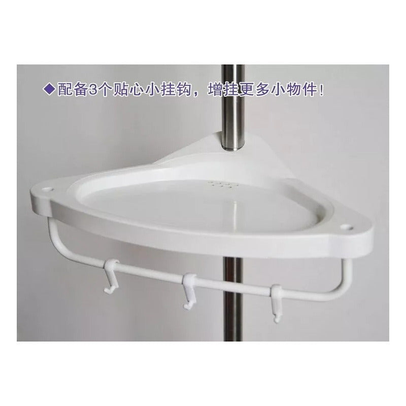 Esquinero De Baño Ducha Altura Regulable Envio Gratis Crema