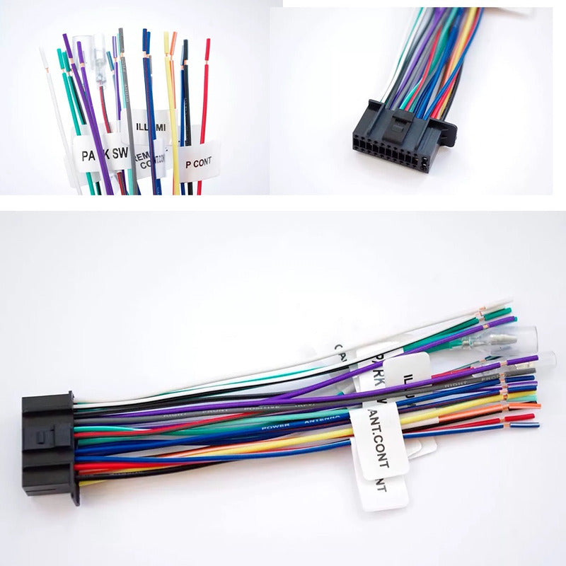 Arnes Enchufe Conector Android Radio 16 Pin Universal