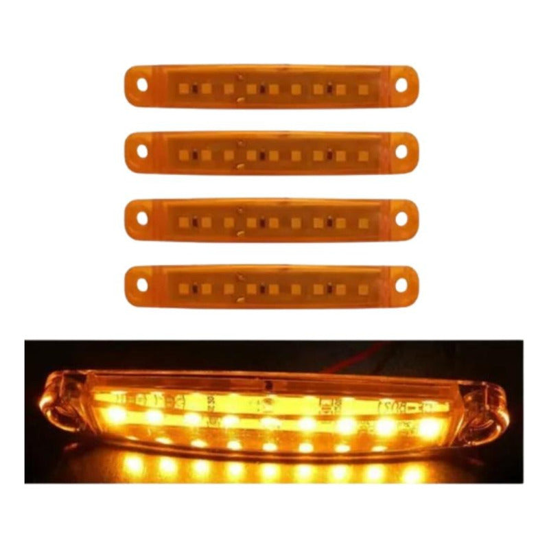 Luces Led 9-30v Laterales 4 Unidades Auto Camión