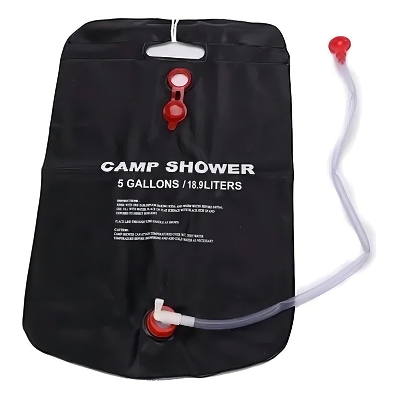 Ducha Portátil Solar Camping Playa 20 L Exterior Compacta