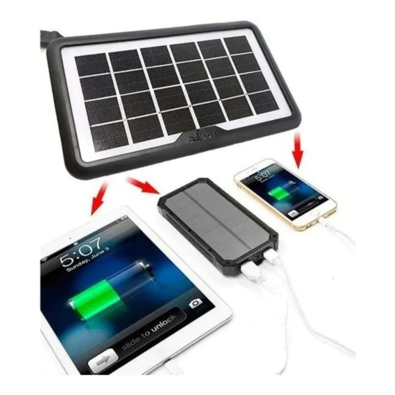 Cargador Solar Panel Portátil Celular Energía Solar Usb