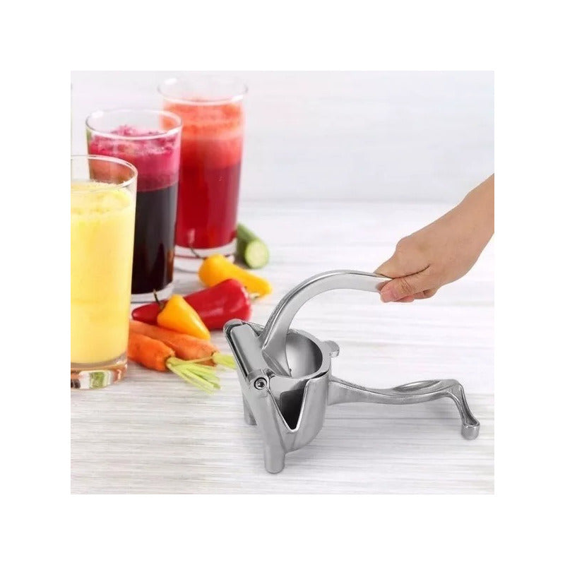 Exprimidor Saca Jugo Manual Metalico Frutas Naranja