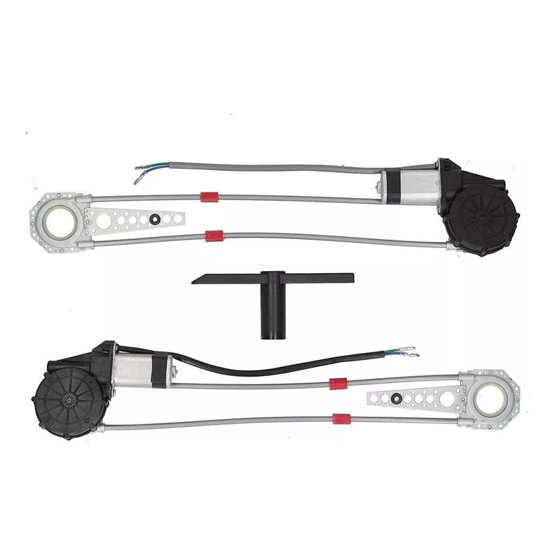 Kit Alza Vidrios Eléctrico Para 2 Puertas