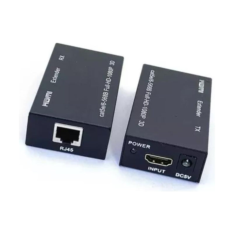 Extensor 60mts Hdmi Cable Red Utp Rj45 Video Audio Digital