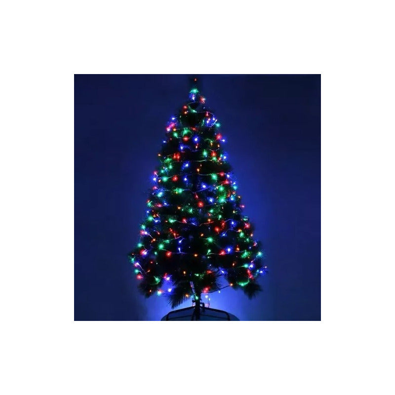 Árbol Navidad Pascua Base 6 Luces Led Fria-calida-multicolor