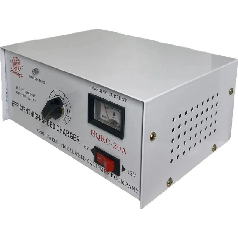 Cargador De Batería Para Automóvil 12 Volts 20 Amperes