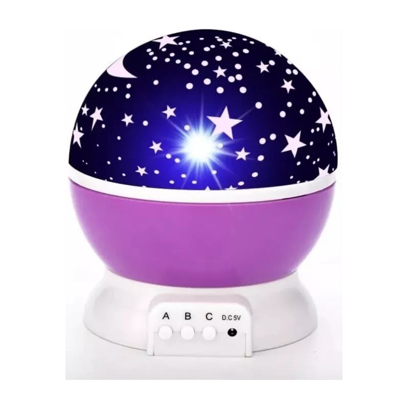 Espanta Cuco 2 En 1 Lampara Y Proyector, Azul, Rosa Y Morado