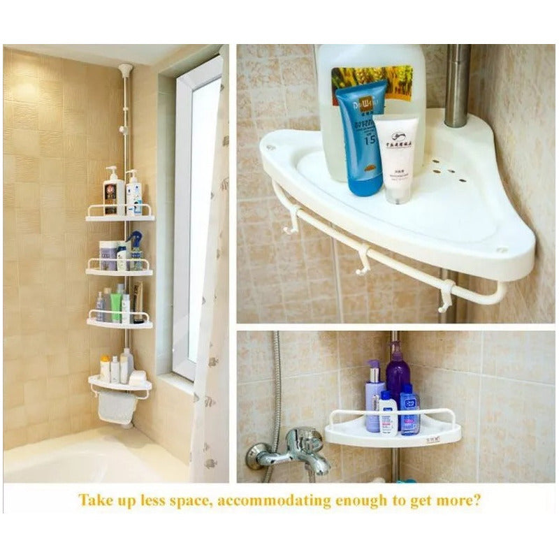 Esquinero De Baño Ducha Altura Regulable Envio Gratis Crema