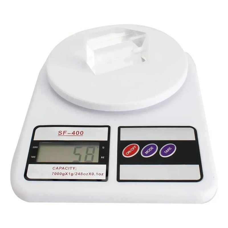 Balanza Pesa Digital Cocina 5 Kilos Blanca Blanco 5 Kg