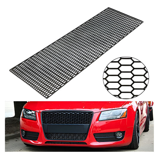 Malla Parachoque Negro Rejilla Tuning Auto Universal Abs Mate