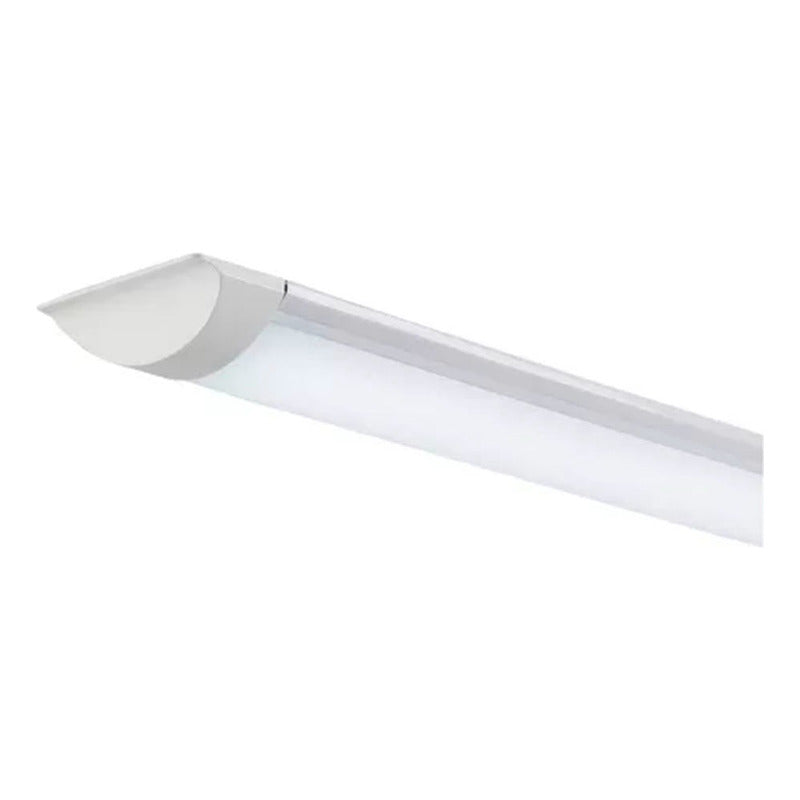 Pack 3 Tubo Led De Luz 18w Foco 60 Cm 220v Luz Blanca Fria Blanco