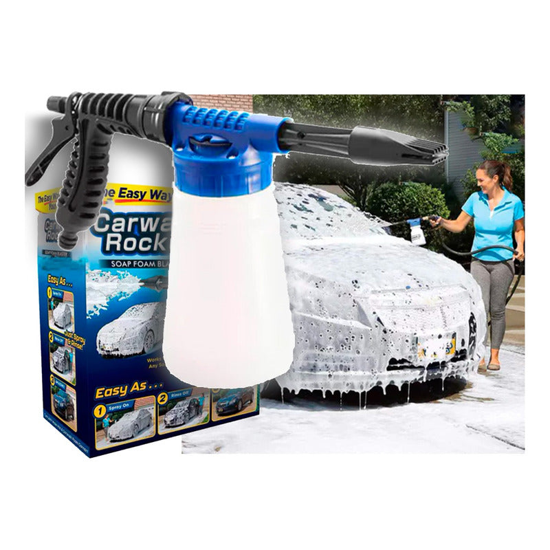 Pulverizador De Agua Pistola Lanza Espuma Lavacarro Rociador