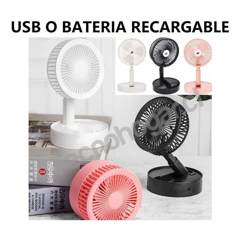 Ventilador Silencioso Potente Escritorio Mesa Portátil Usb
