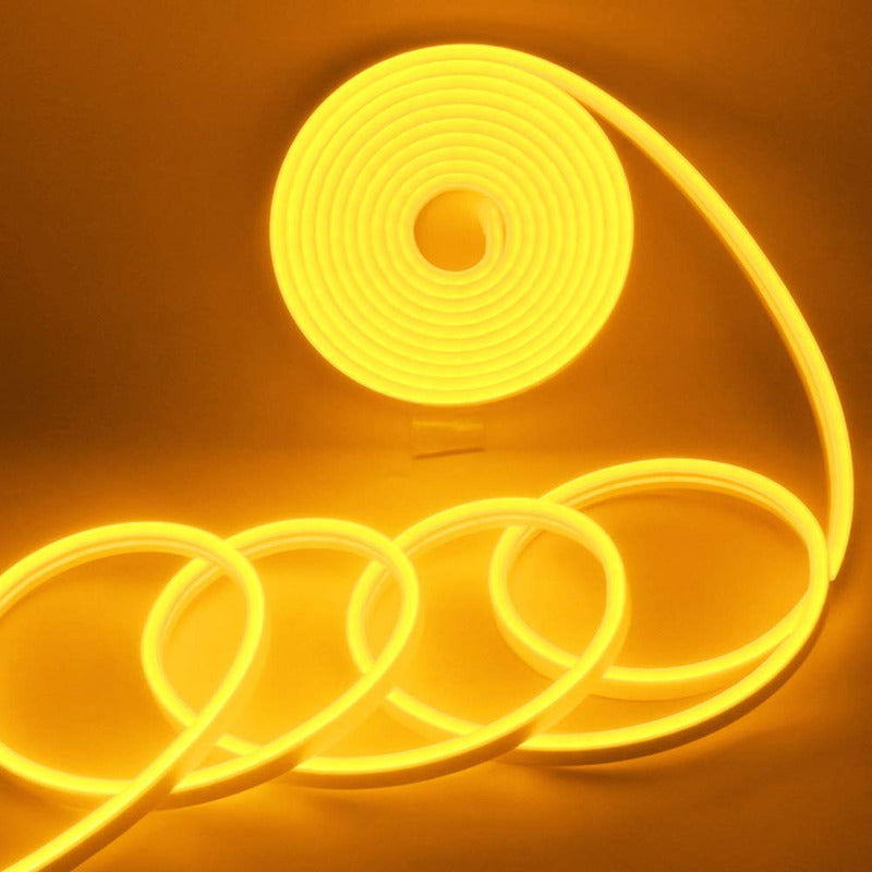 Cinta Led Neon Luz 5 Metros Flexibletransformador 12v