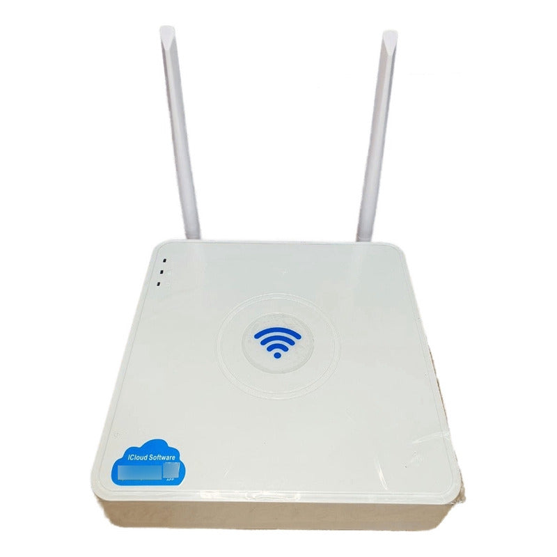 Kit Dvr 4 Camaras Seguridad Inalámbricas Wifi Blanco