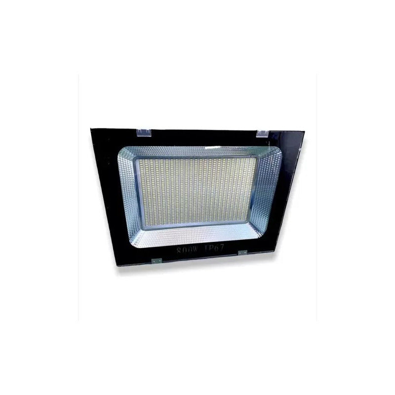 Pack X2 Focos Reflectores 800w Luz Led Ip65 Exterior Canchas Negro 10