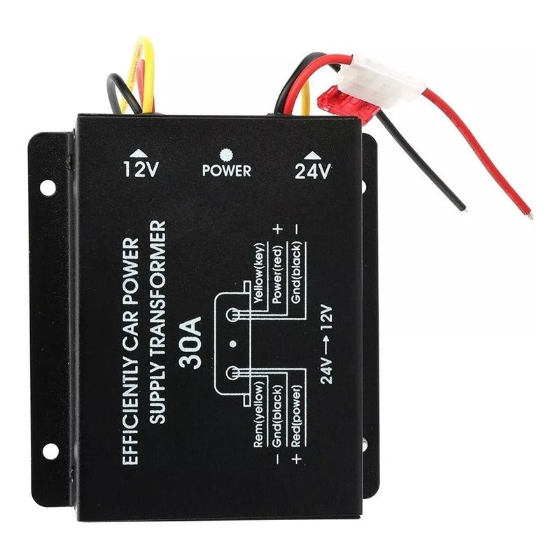 Transformador Corriente De 24 A 12 Volt 30 Amp Para Camion