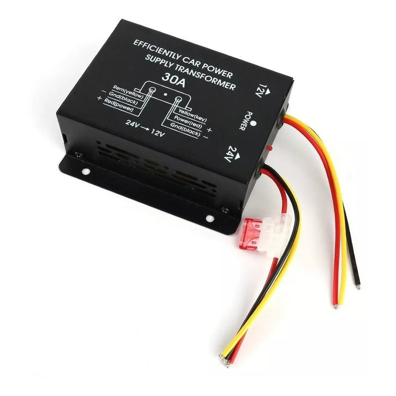 Transformador Corriente De 24 A 12 Volt 30 Amp Para Camion