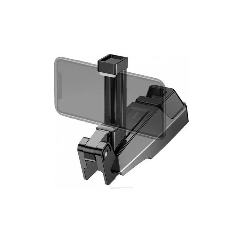 Soporte De Auto Asiento Trasero Celular Y Colgador Cartera Negro