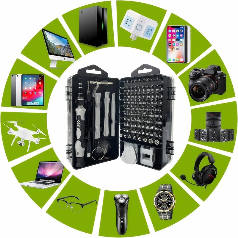 Set 115 Destornilladores Precisión Para Teléfono Notebook