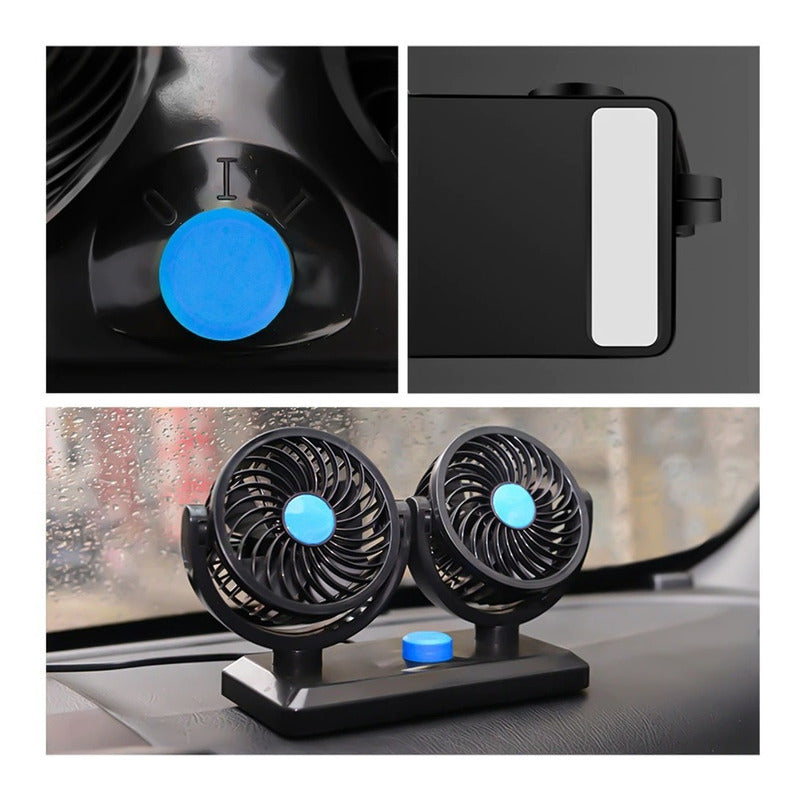 Ventilador Para Auto Jeep Camioneta Vehículo  Regulable